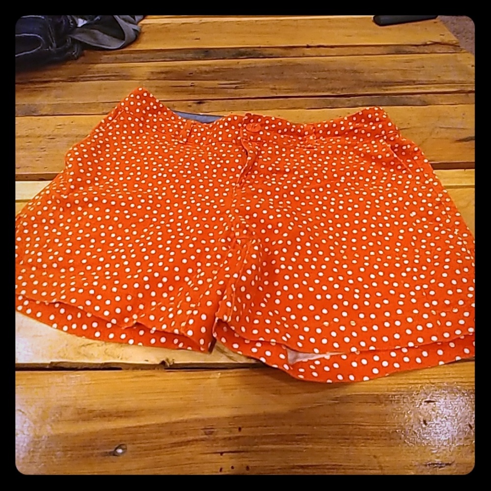 Orange Polka Dot shorts